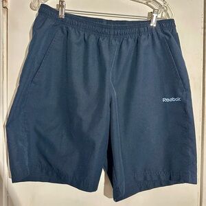 Reebok Men's Deep Blue Athletic Shorts